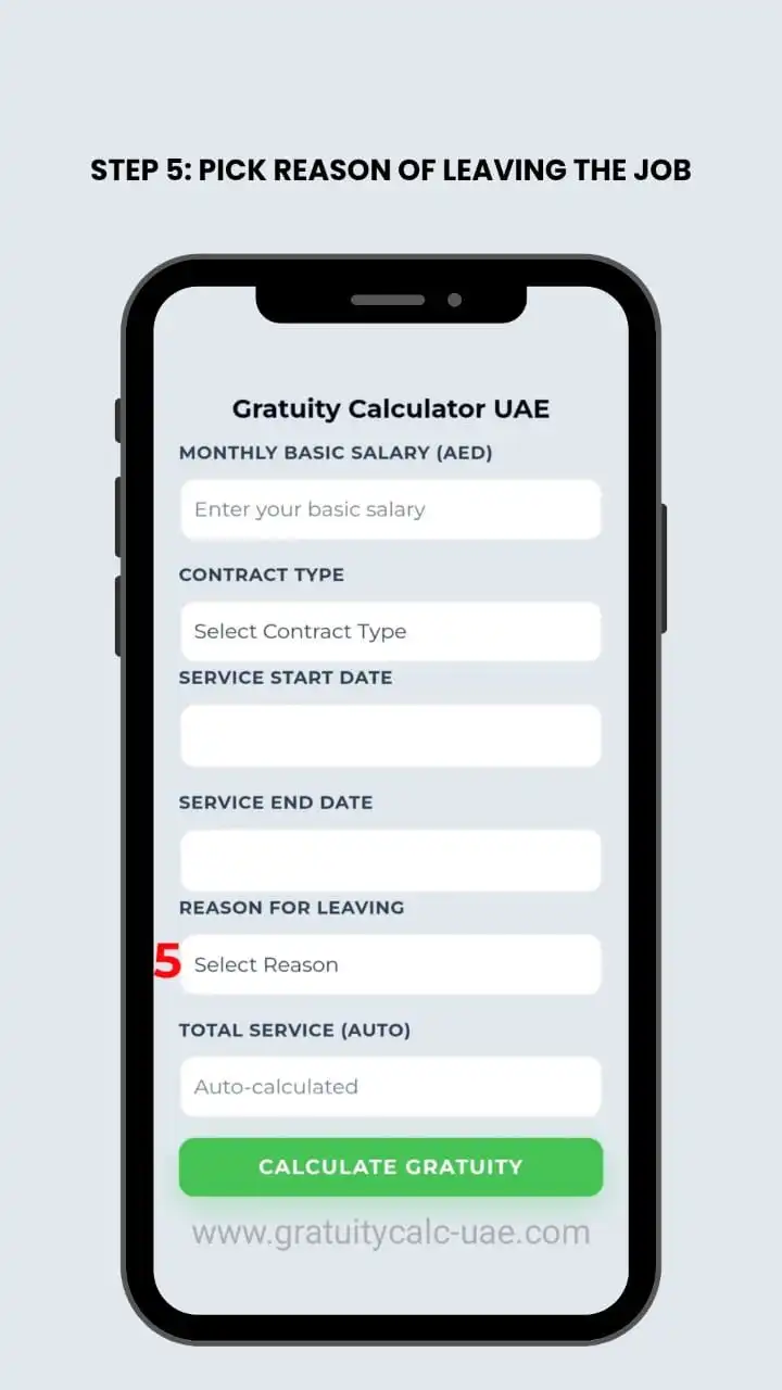 Free & Online Gratuity Calculator UAE 2026 (MOHRE Updated) 5 how to calculate gratuity5